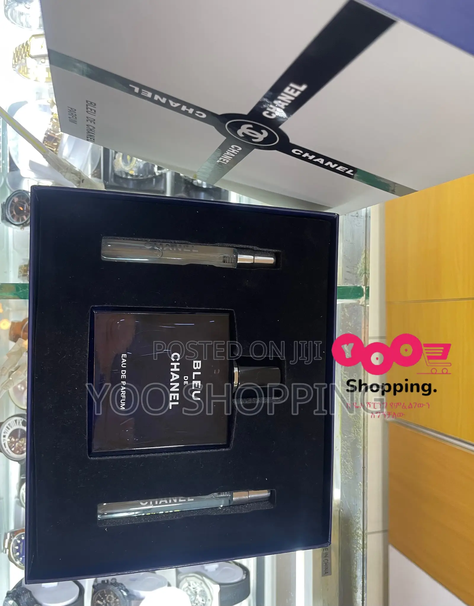 Blue DE Chanel Parfum Gift Box for Men