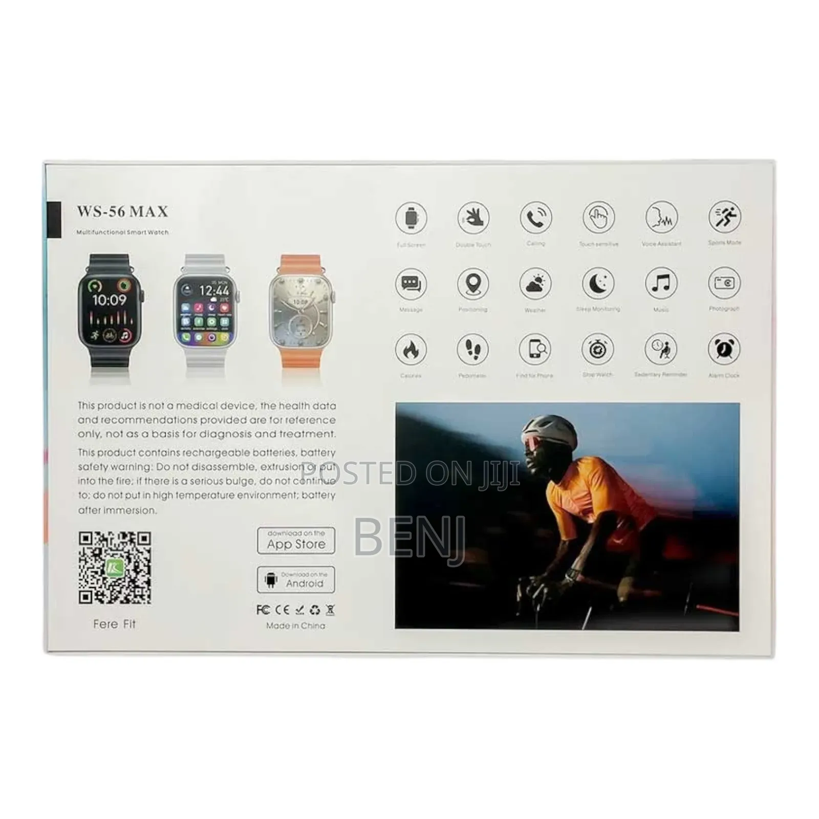 WISME WS-56 MAX Multi-Functional Smart Watch