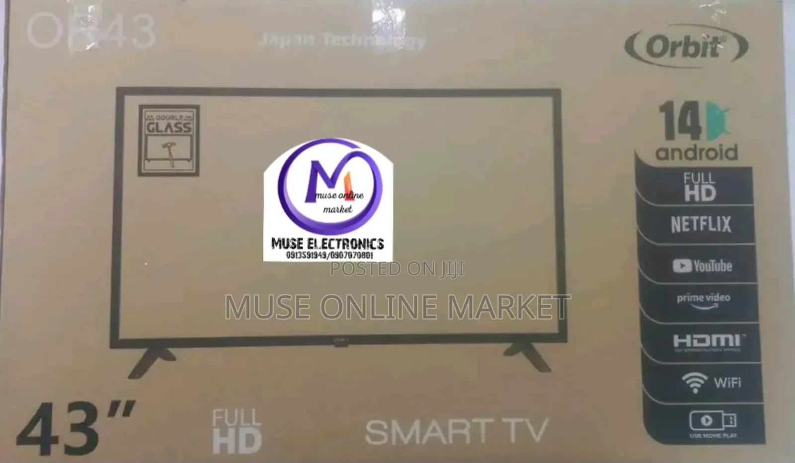 Orbit 43 Inch Smart Android Tv