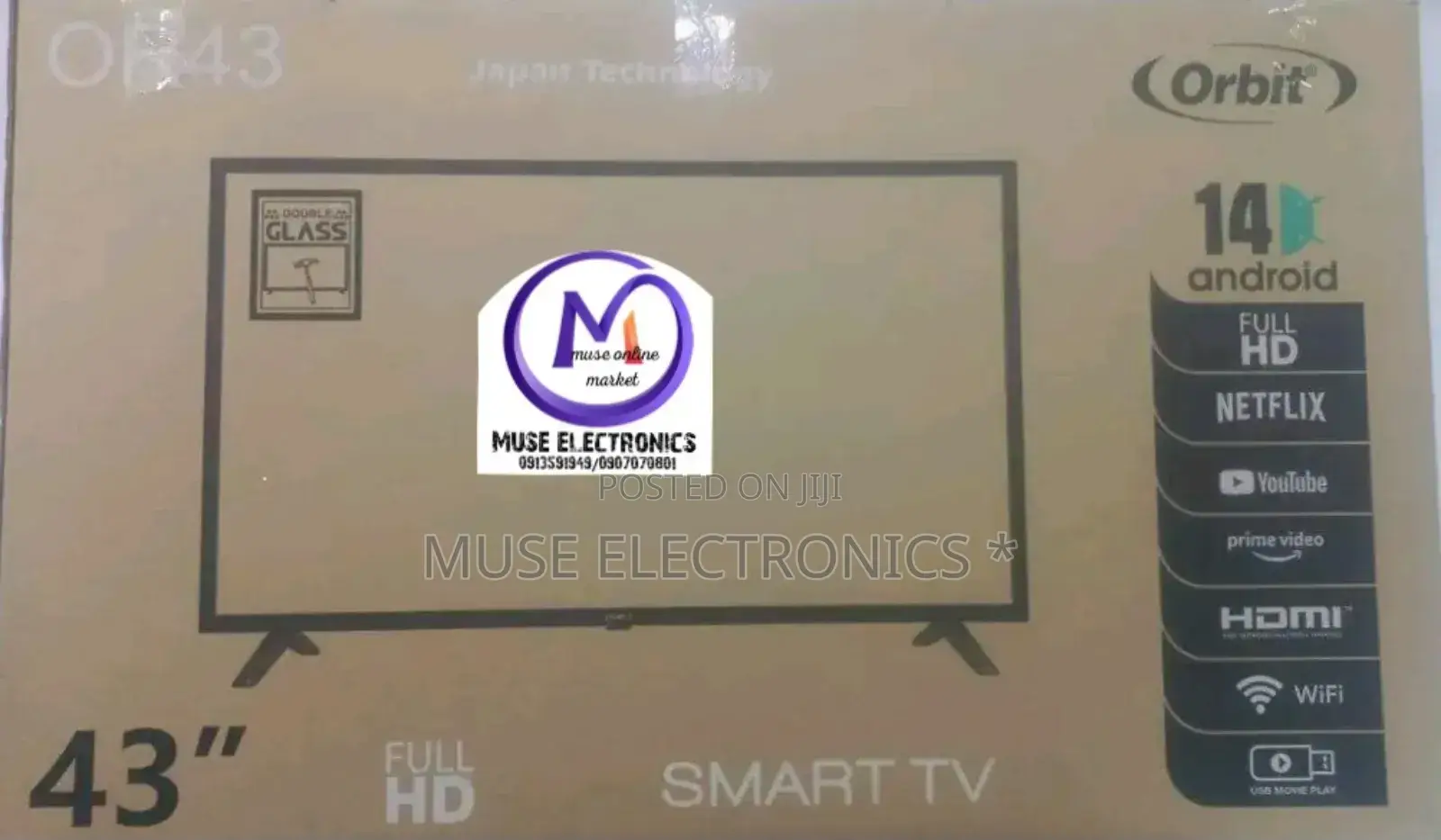 Orbit 43 Inch Smart Android Tv