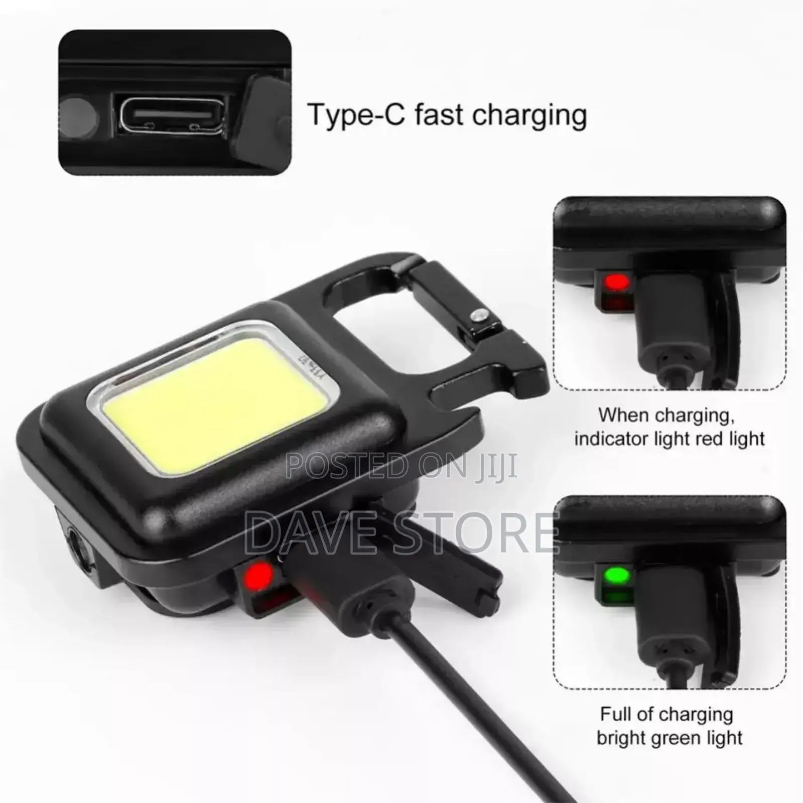 Rechargeable Mini LED Keychain Light