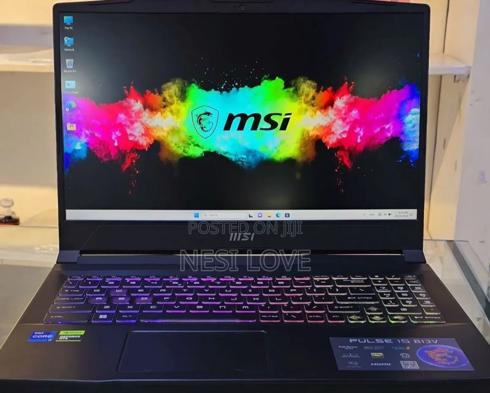 New Laptop MSI Pulse GL76 32GB Intel Core I7 SSD 1T