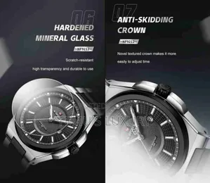 NAVIFORCE Silver and Black Men's Watch Analog Watch