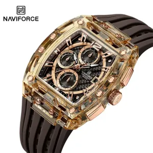 Photo - Naviforce Nf7105 Brown Men’S Casual Pu Strap Watch