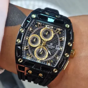 Photo - .#Navi Force Unique Square Large Dial Sport Quartz Watch