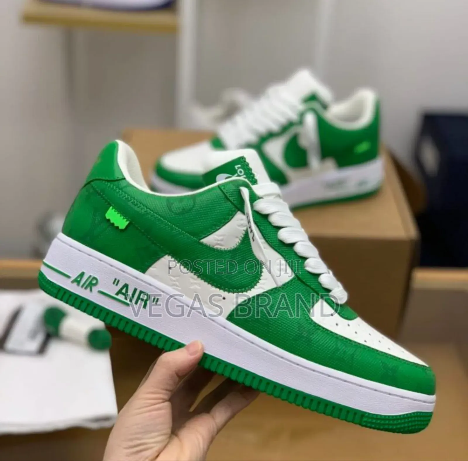 Nike Air Force 1 Louis Vuitton Green Master Quality Shoes