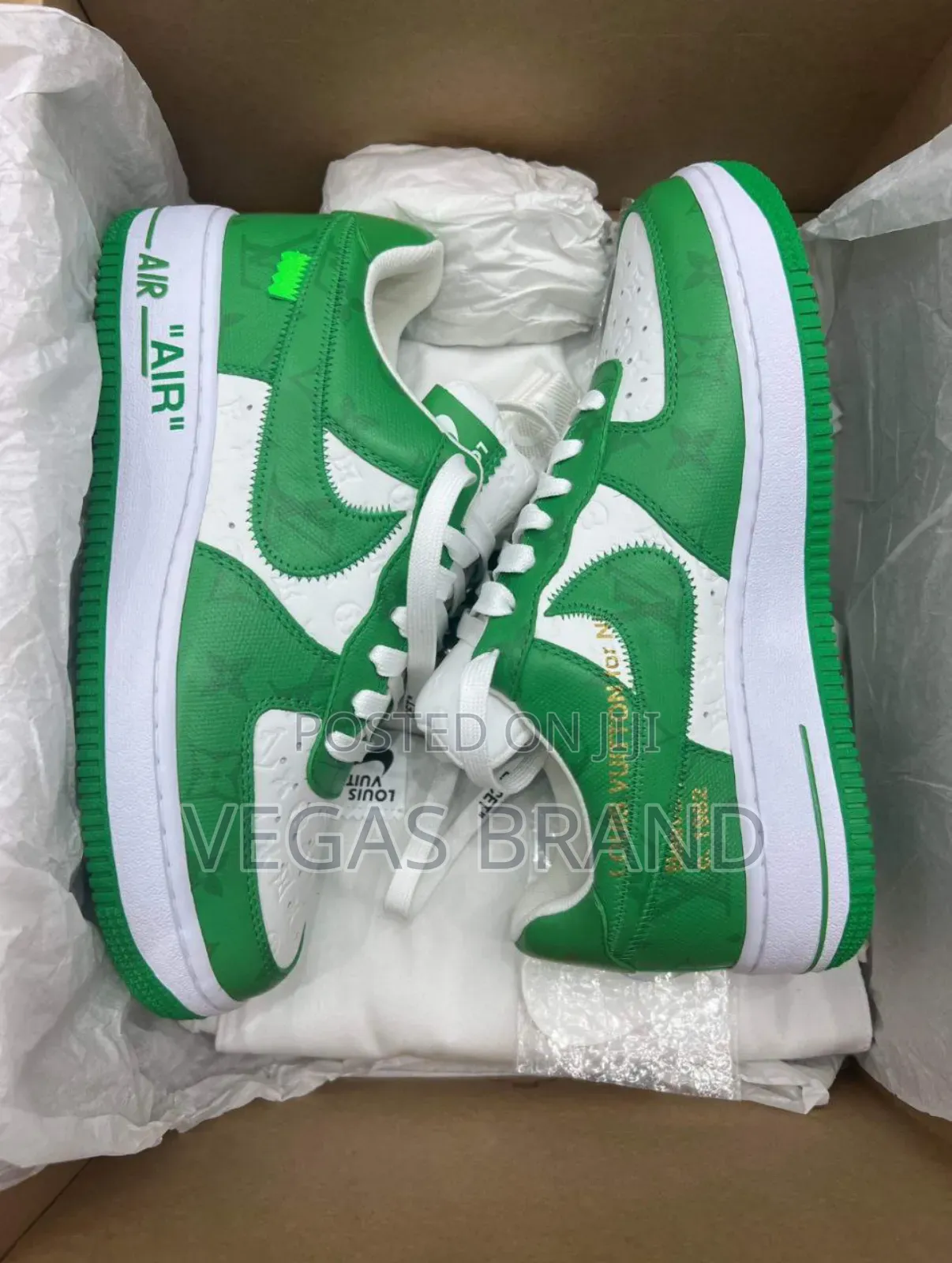 Nike Air Force 1 Louis Vuitton Green Master Quality Shoes