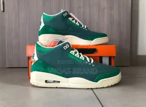 Photo - Air Jordan 3 Retro Pin Green Super Master Quality Shoes