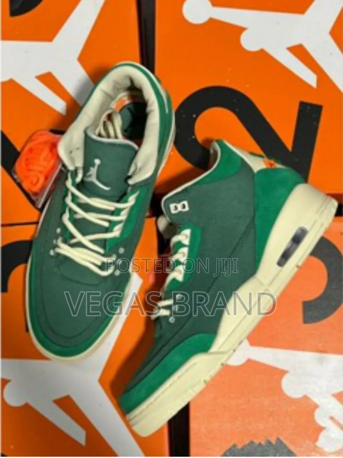 Air Jordan 3 Retro White Green Super Master Quality Shoes