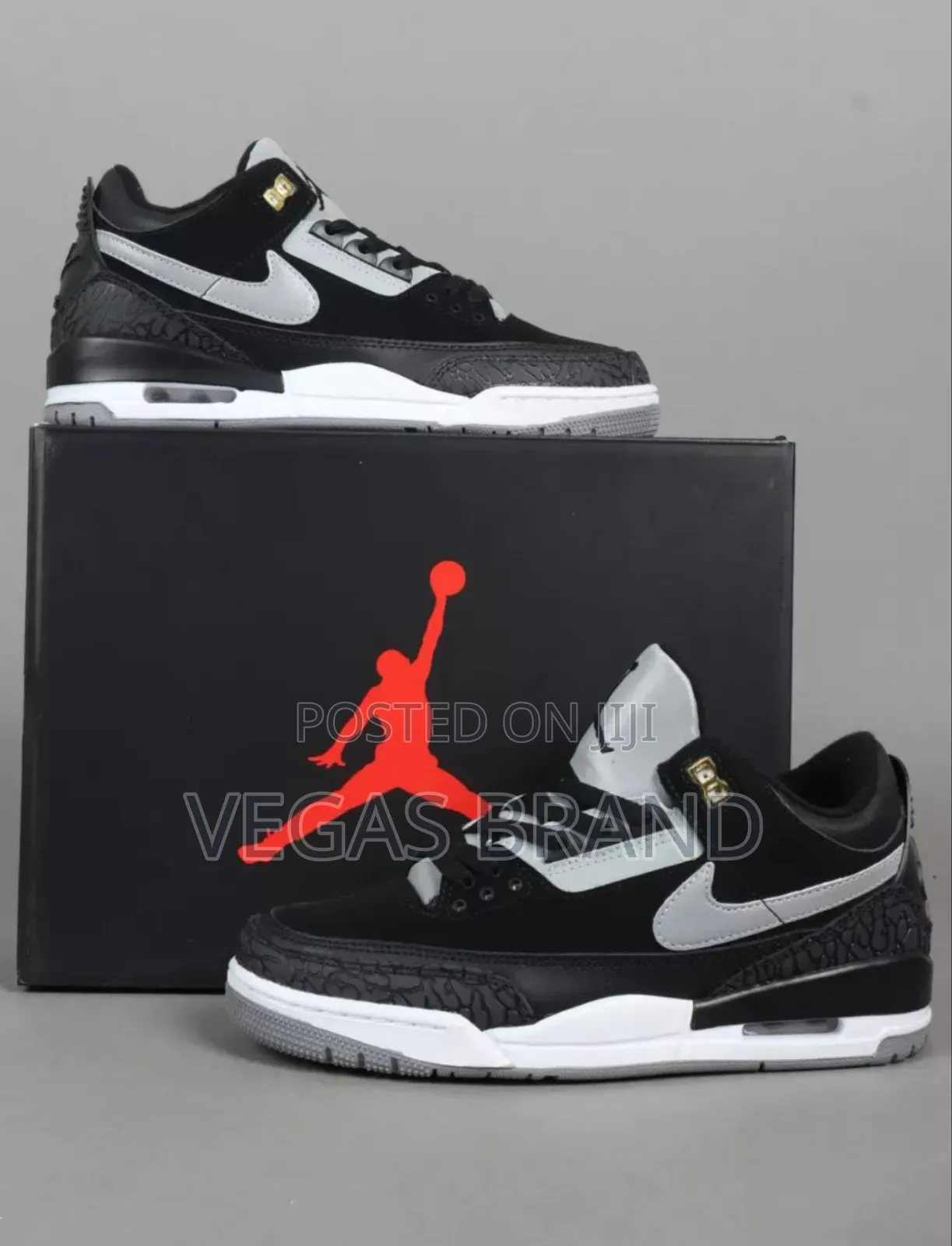 Air Jordan 3 Retro Black White Super Master Quality Shoes