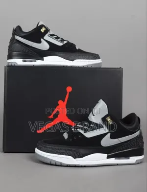 Air Jordan 3 Retro Black White Super Master Quality Shoes