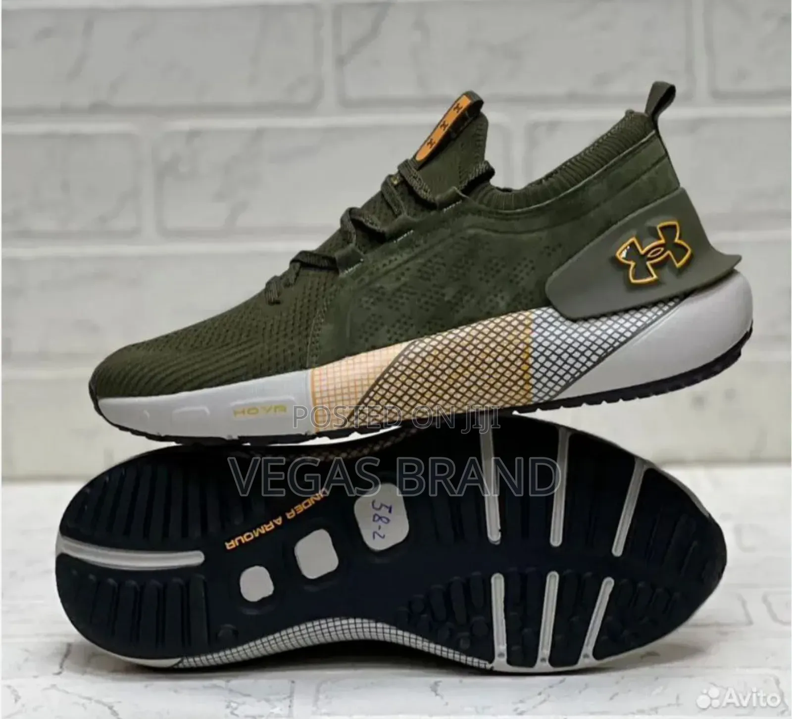 Under Armour Jual Green Comfortable Master Quality Shoes