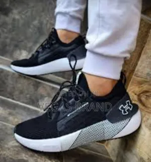 Photo - Under Armour Jual Black White Comfort Master Quality Shoes