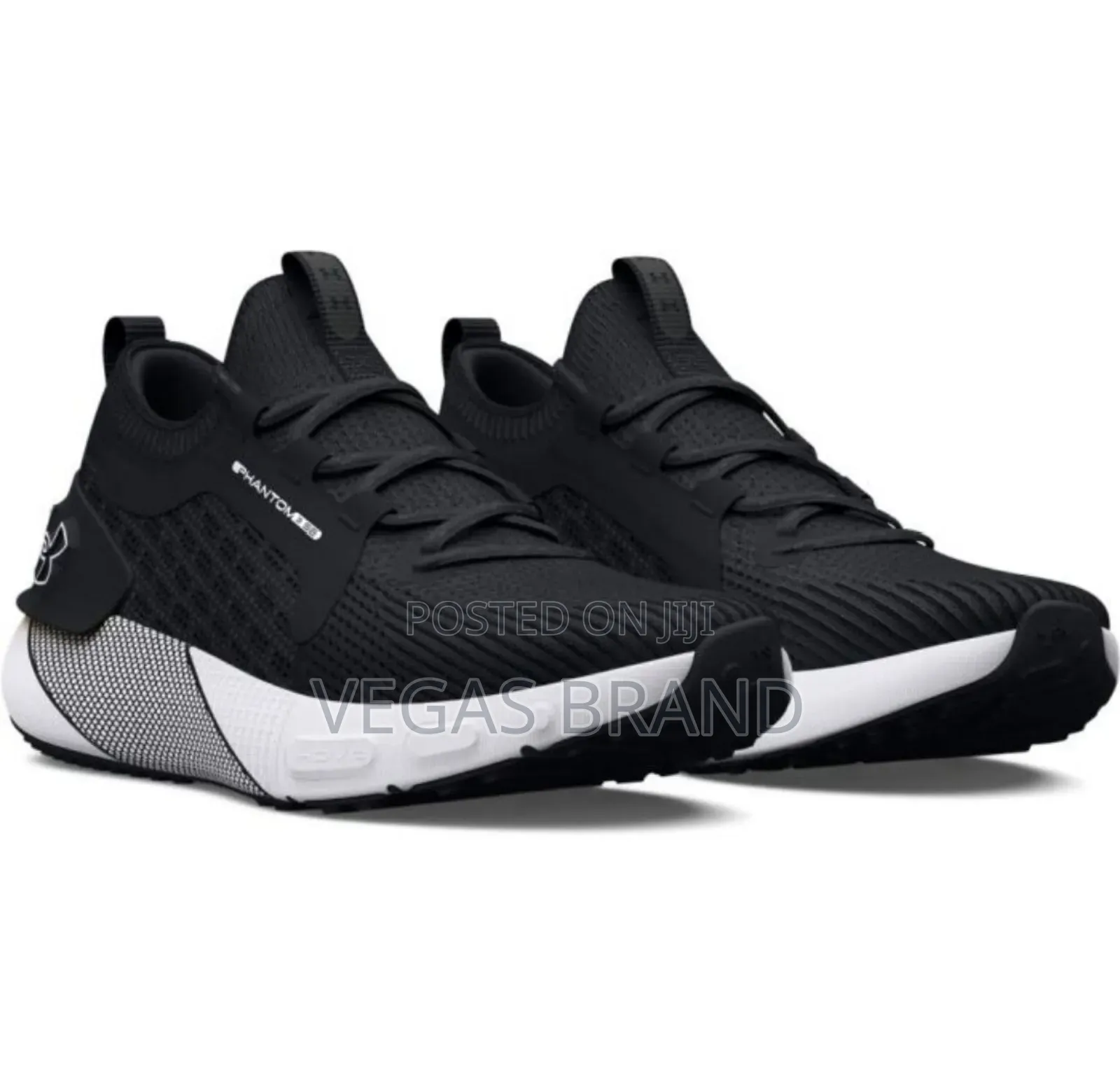 Under Armour Jual Black White Comfort Master Quality Shoes