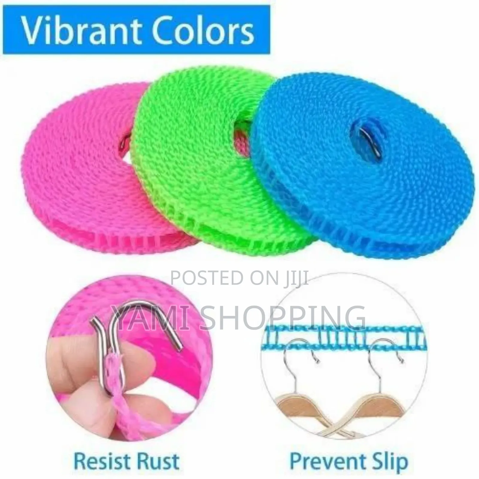 6M Windproof Clothesline