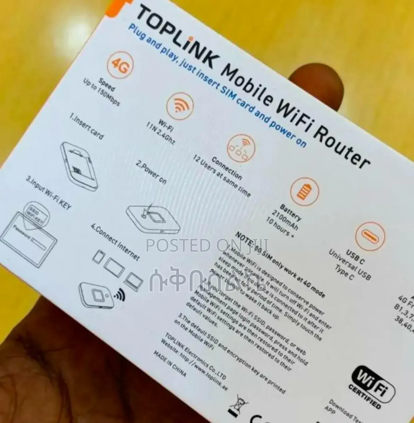 Toplink Mobile Wifi Router