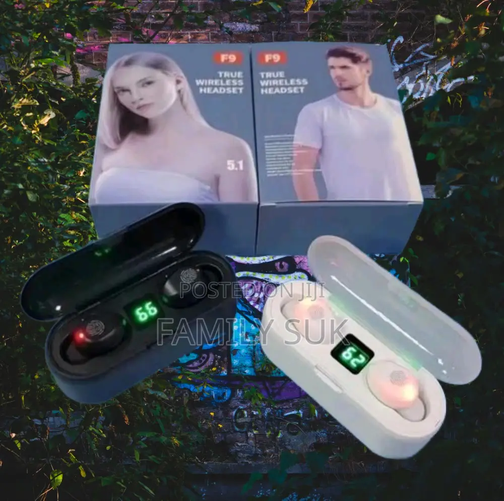 F9 Earbud Features Active Noise Cancellation