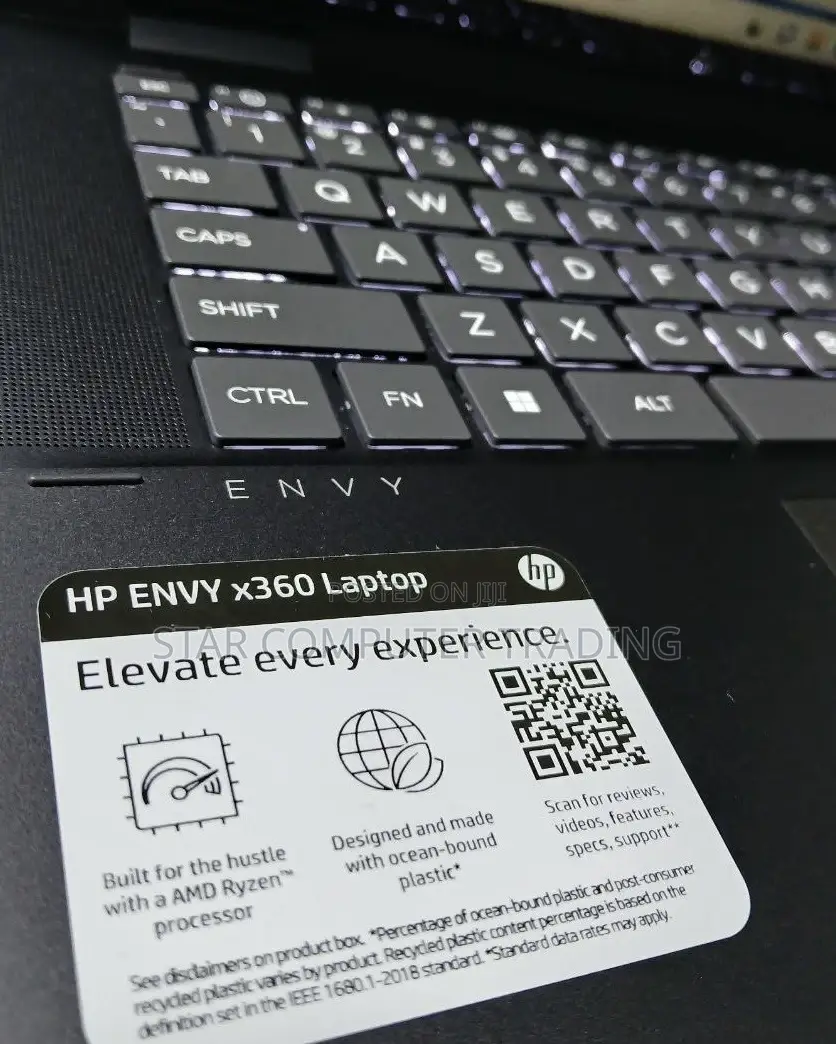 New Laptop HP Envy X360 8GB AMD Ryzen 5 SSD 512GB