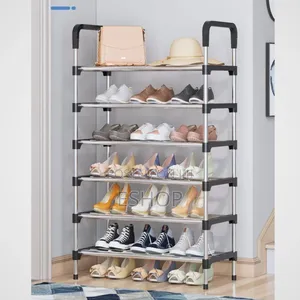 Photo - **"Trendy Metal Shoe Organizer – Easy to Assemble"**