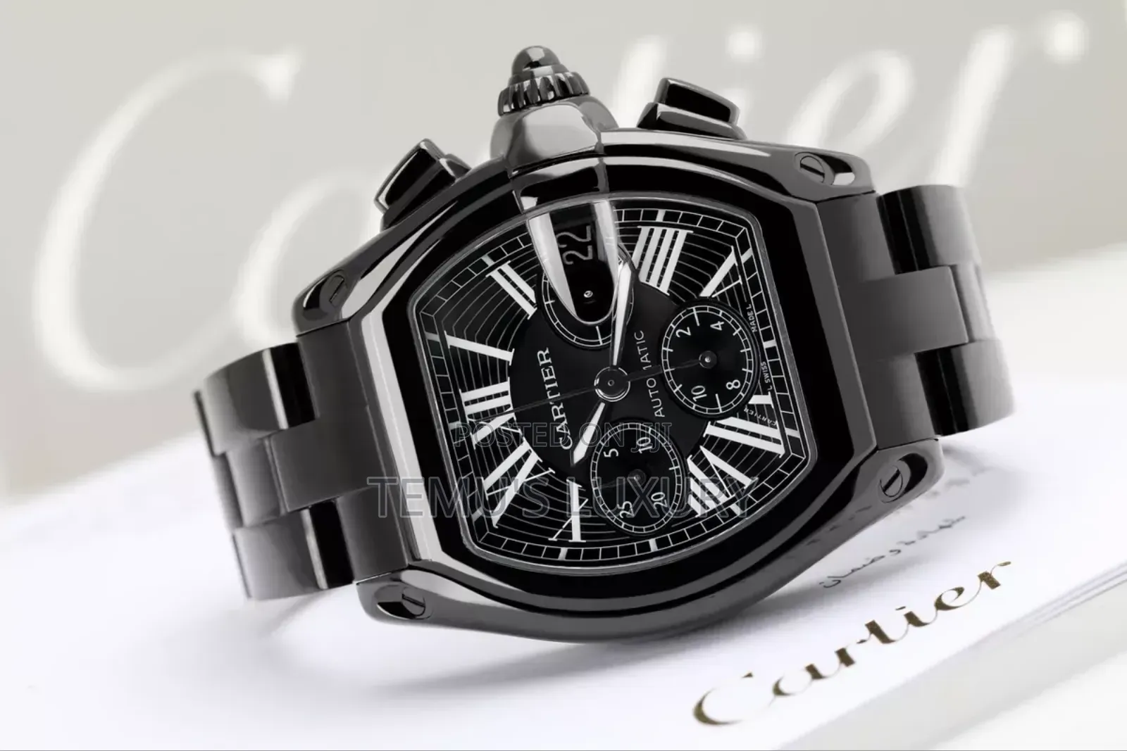 Men's Watch Roadster XL Black Dial W62020X6 Custom Black