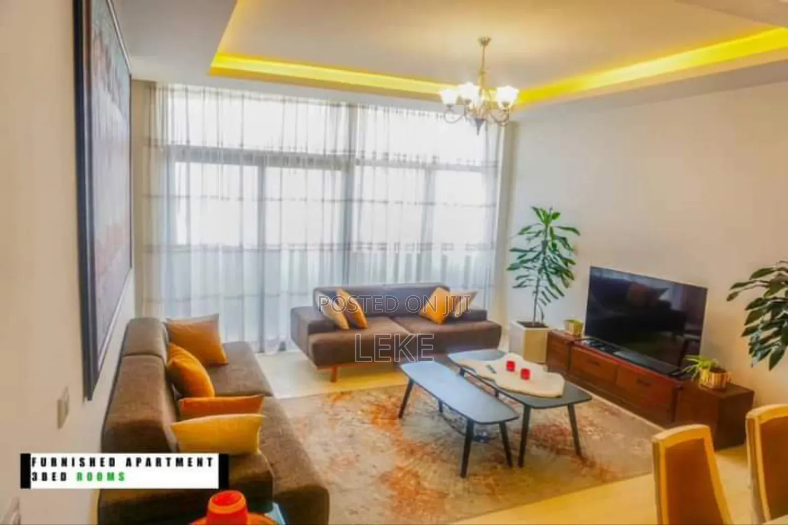 Furnished 3bdrm Apartment in Kirkos for rent