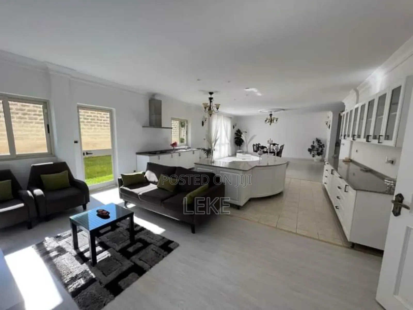 Furnished 4bdrm House in Yeka for rent