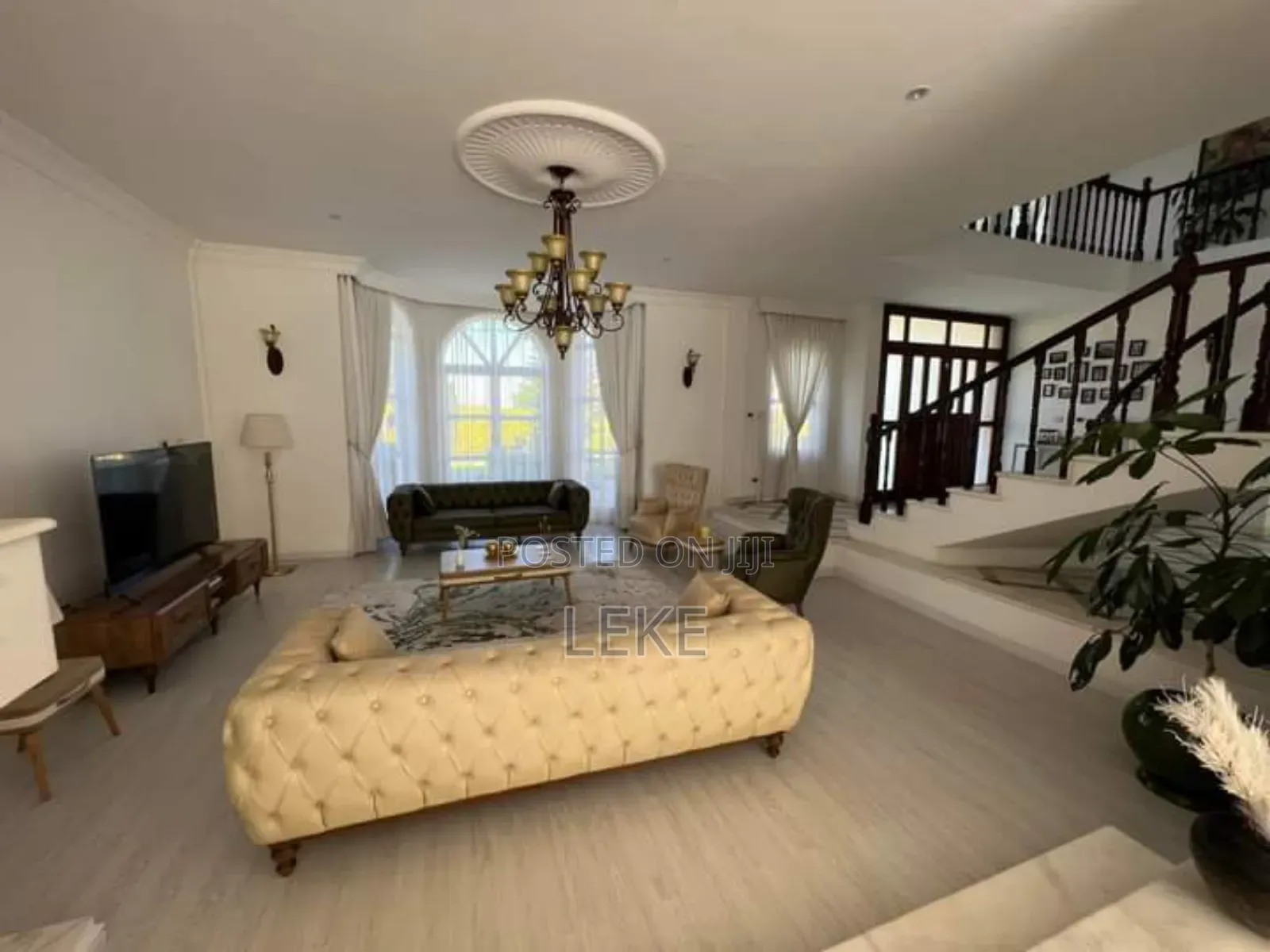 Furnished 4bdrm House in Yeka for rent