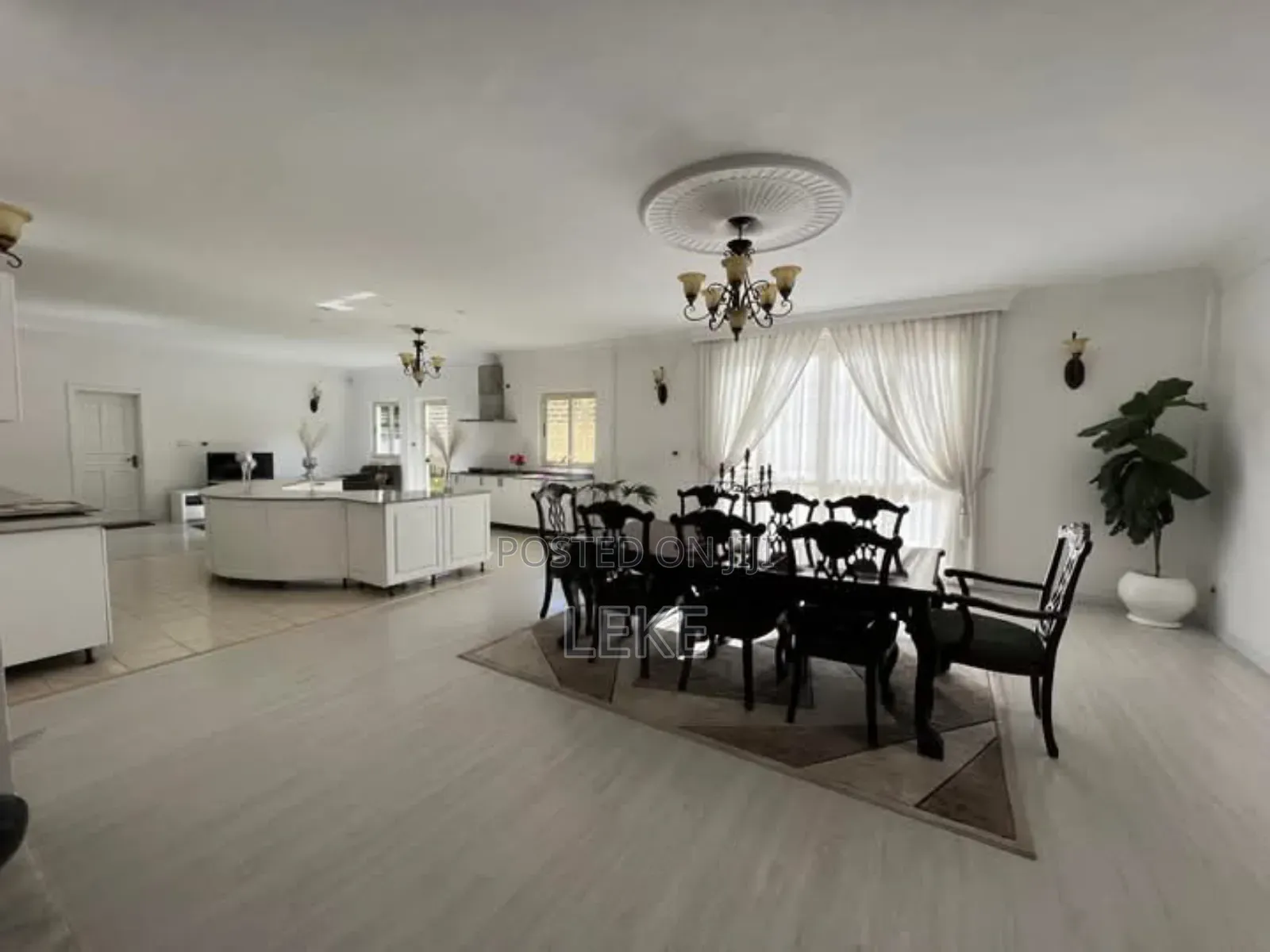 Furnished 4bdrm House in Yeka for rent