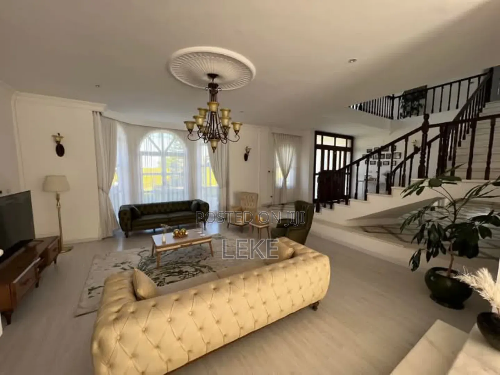 Furnished 4bdrm House in Yeka for rent