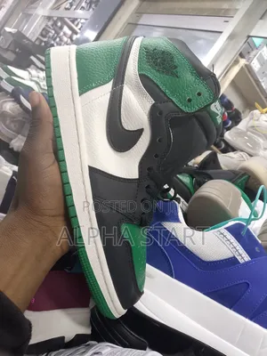 Photo - Air Jordan 1 Green White Master Quality Shoes for You