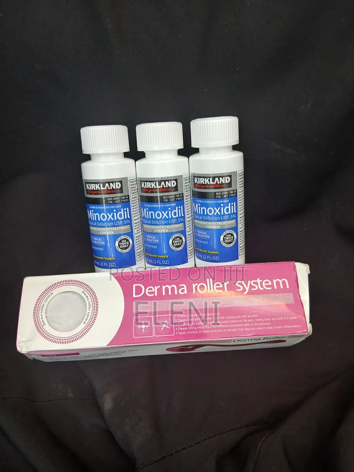 Minoxidil +Derma Roller