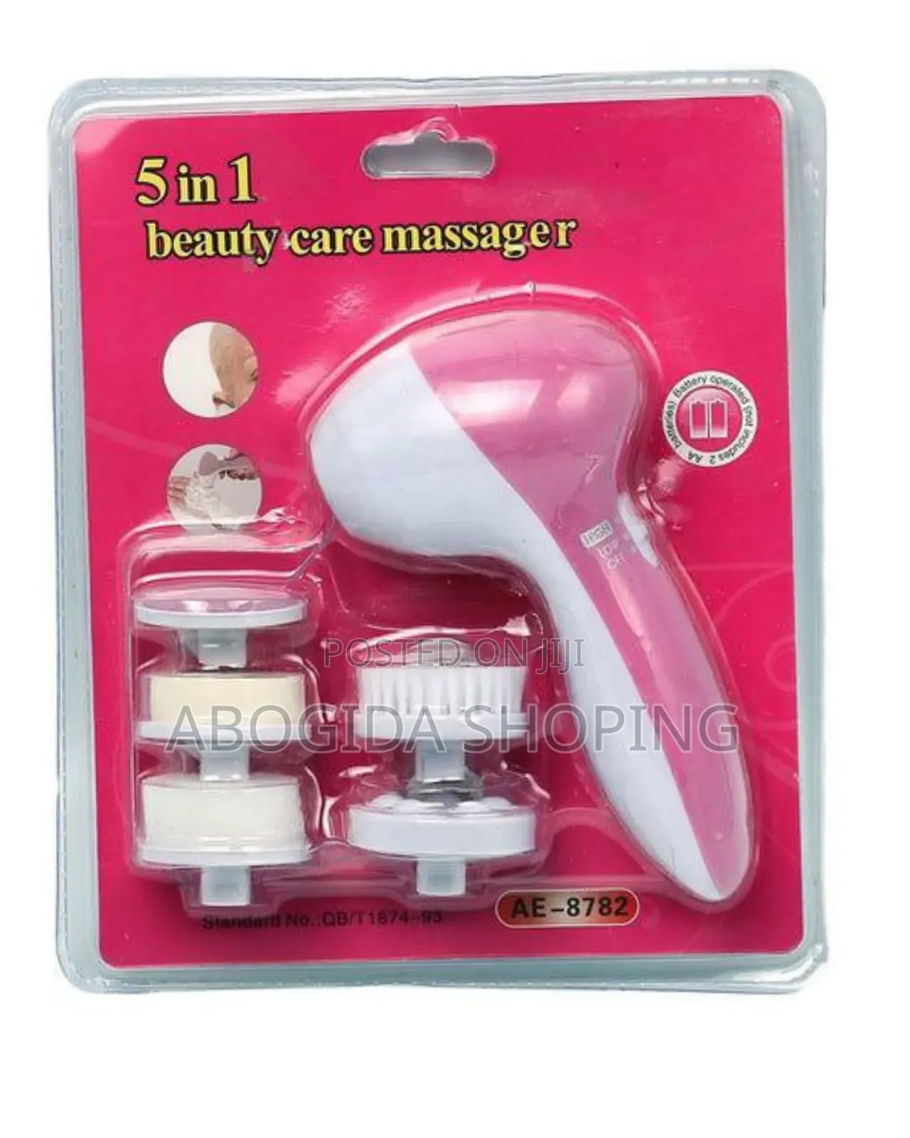 5-in-1 Skin Exfoliator and Massager for All Genders