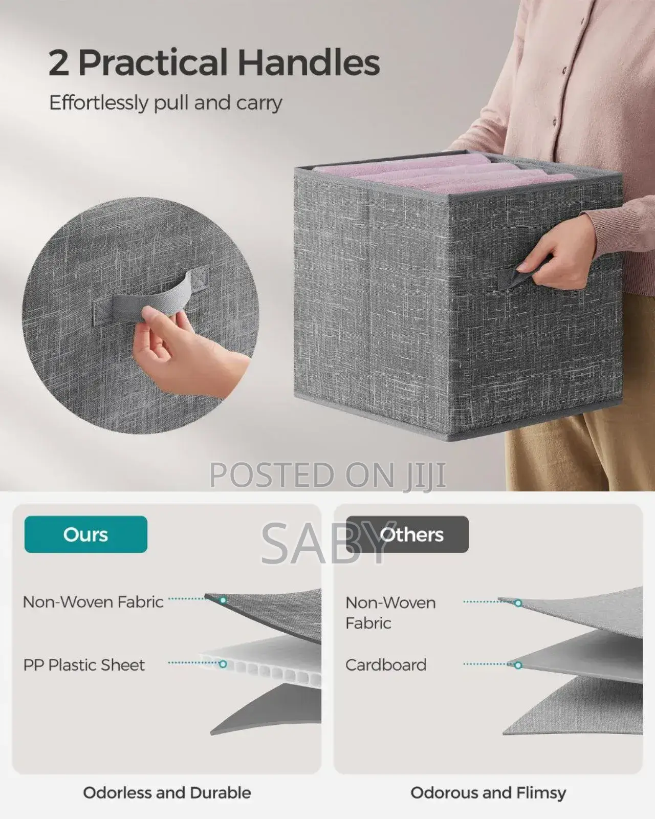 Foldable Fabric Storage Cubes