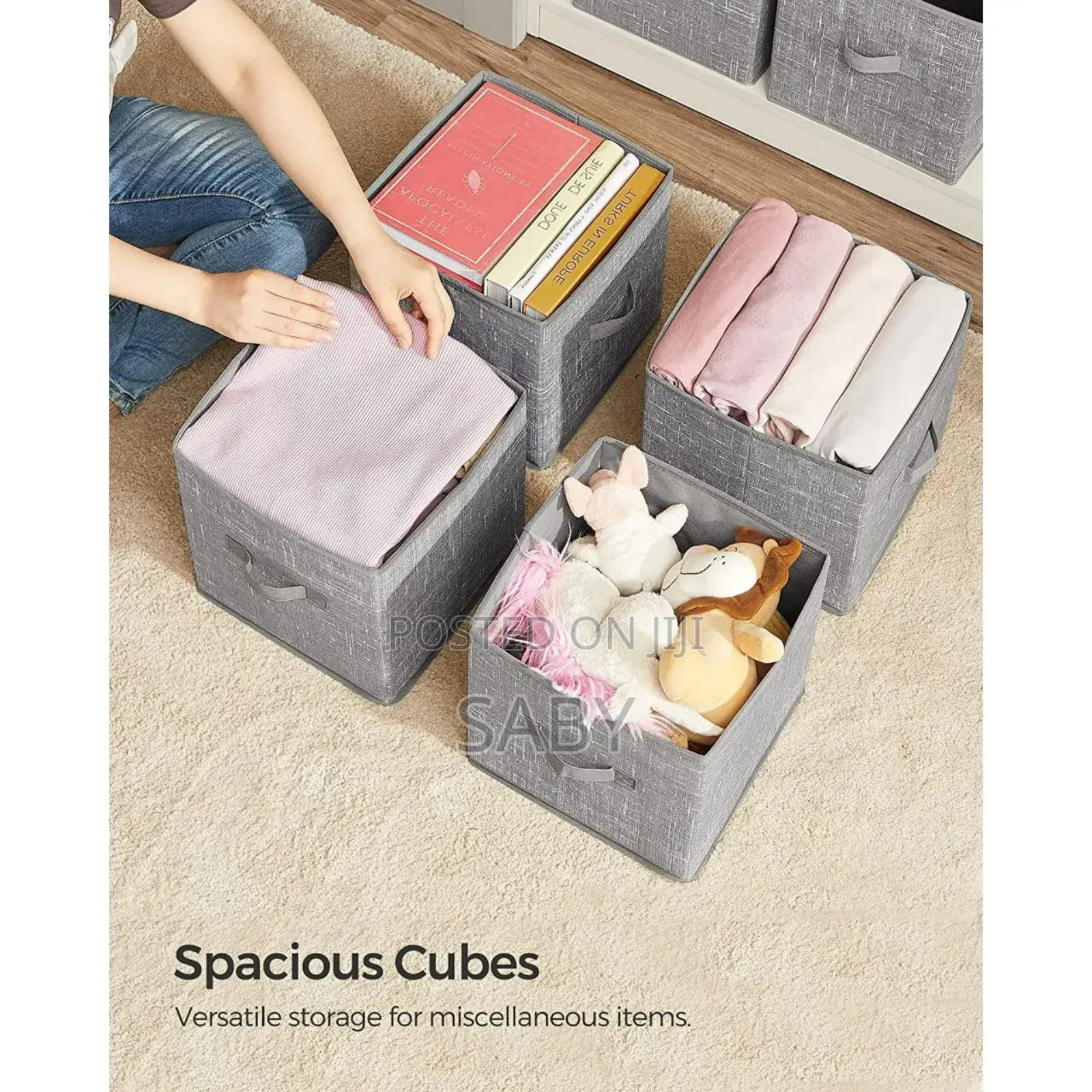 Foldable Fabric Storage Cubes