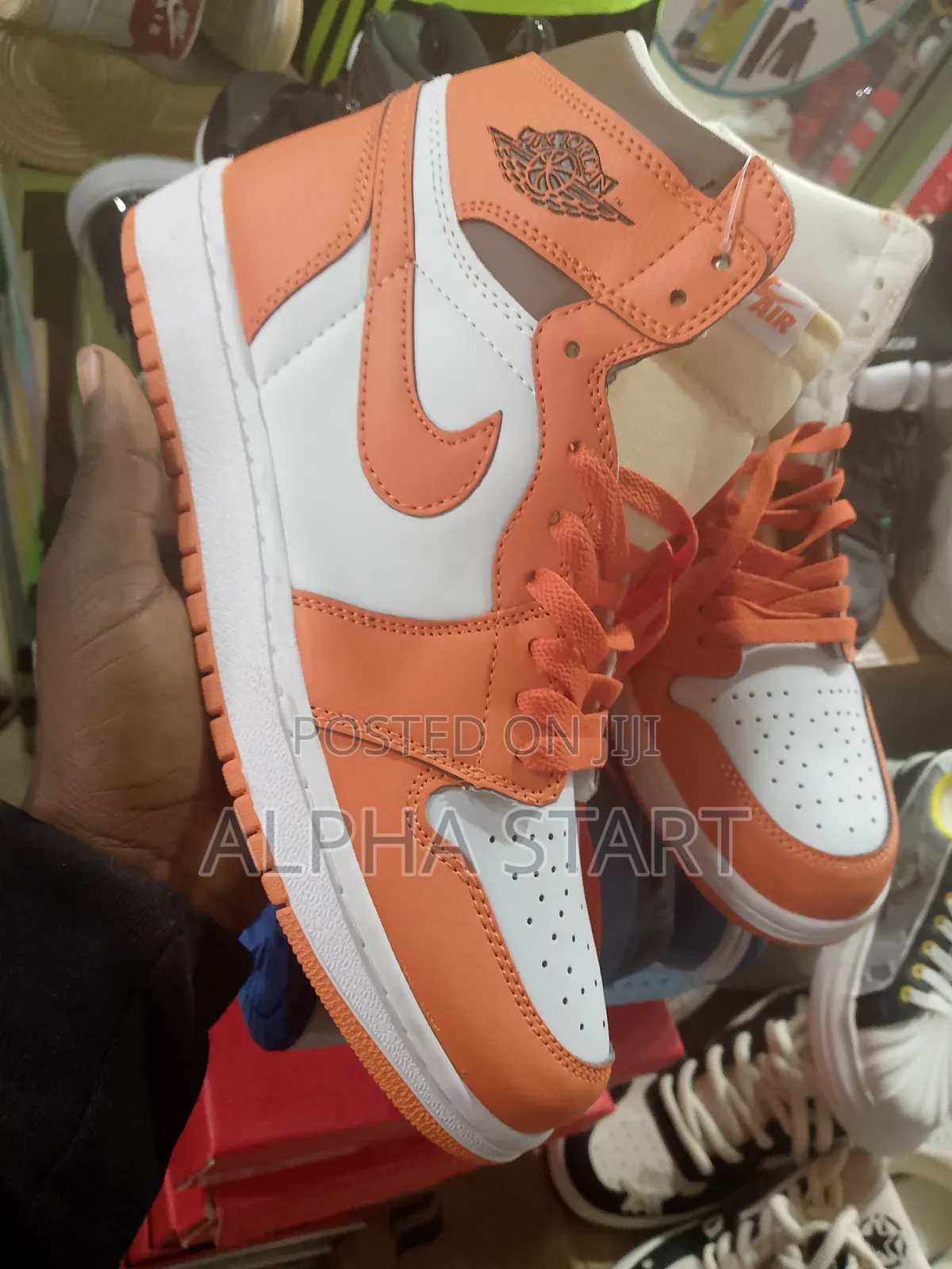 Air Jordan 1 Orange Master Quality Shoes for You