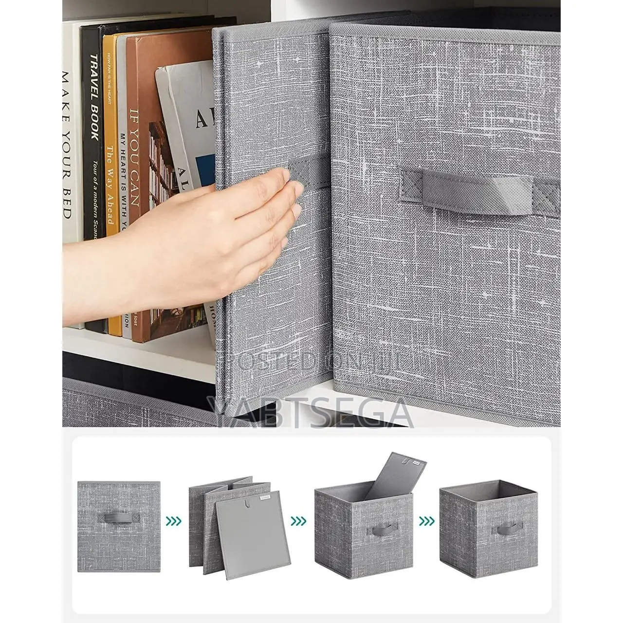 Foldable Fabric Storage Cubes