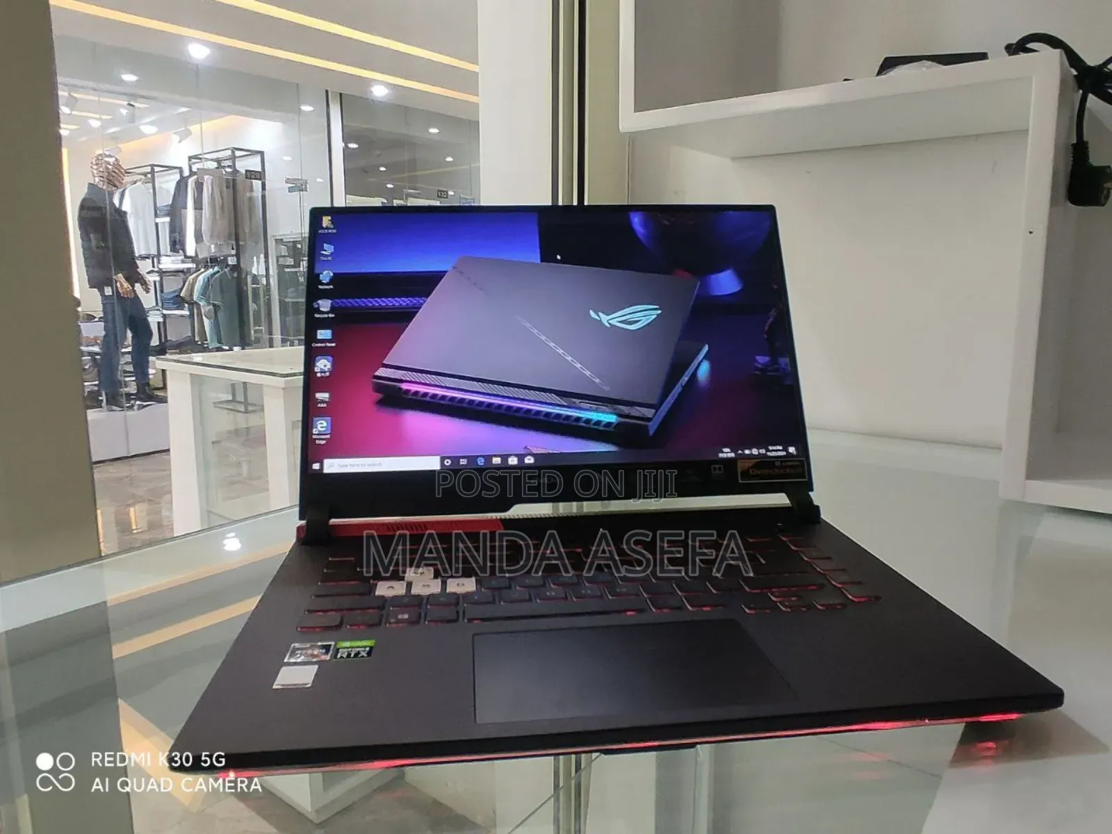 New Laptop Asus ROG Strix G15 G512 16GB AMD Ryzen 9 SSD 512GB