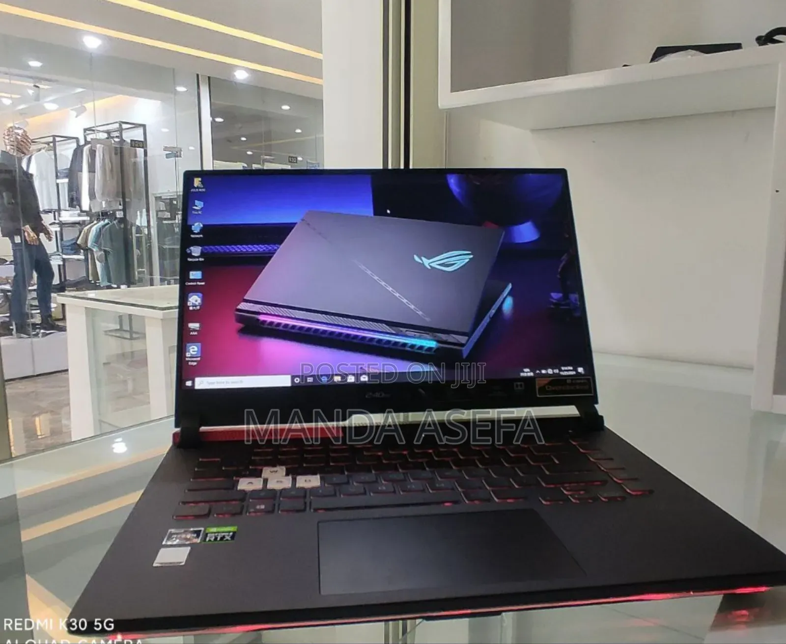 New Laptop Asus ROG Strix G15 G512 16GB AMD Ryzen 9 SSD 512GB