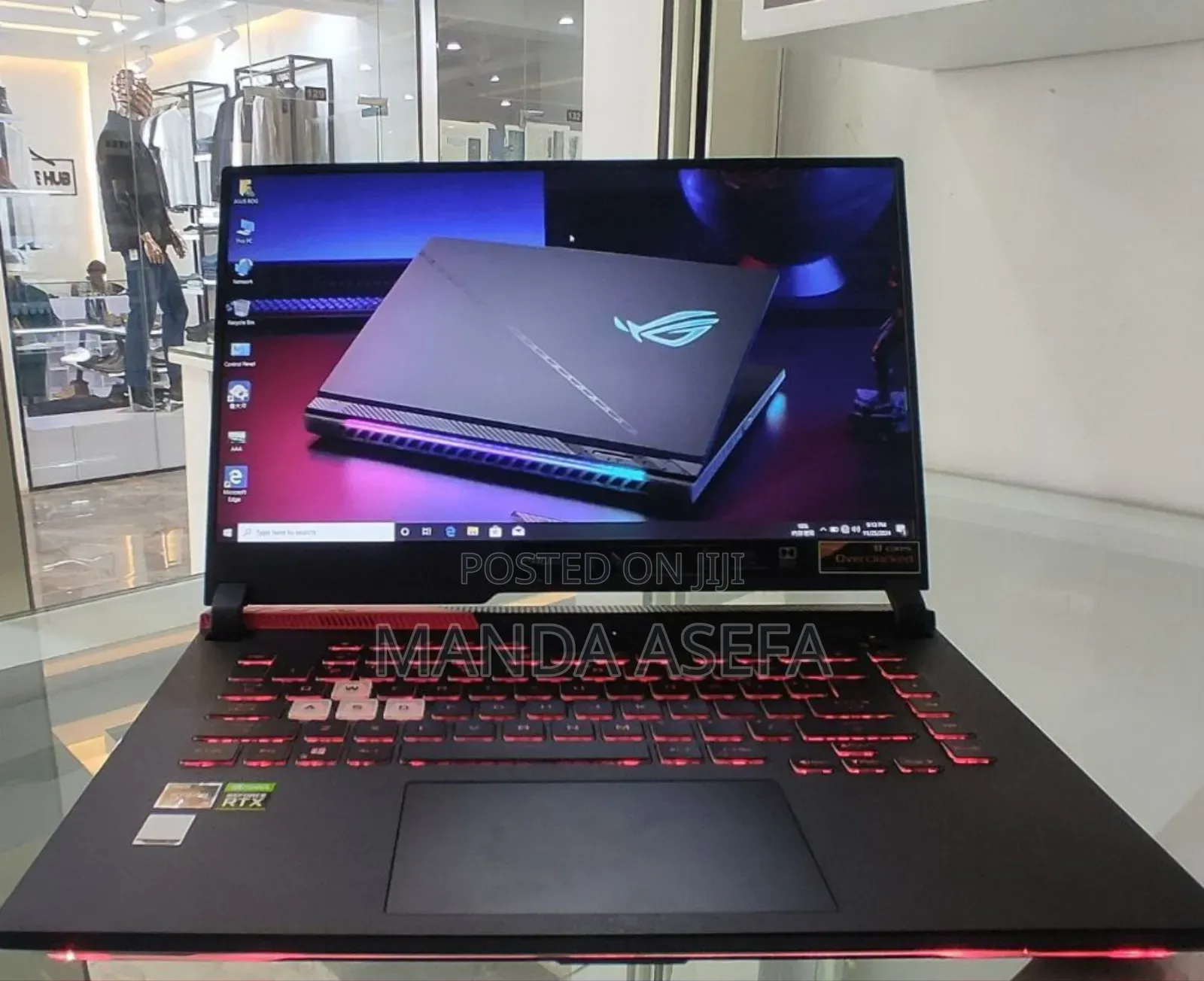 New Laptop Asus ROG Strix G15 G512 16GB AMD Ryzen 9 SSD 512GB