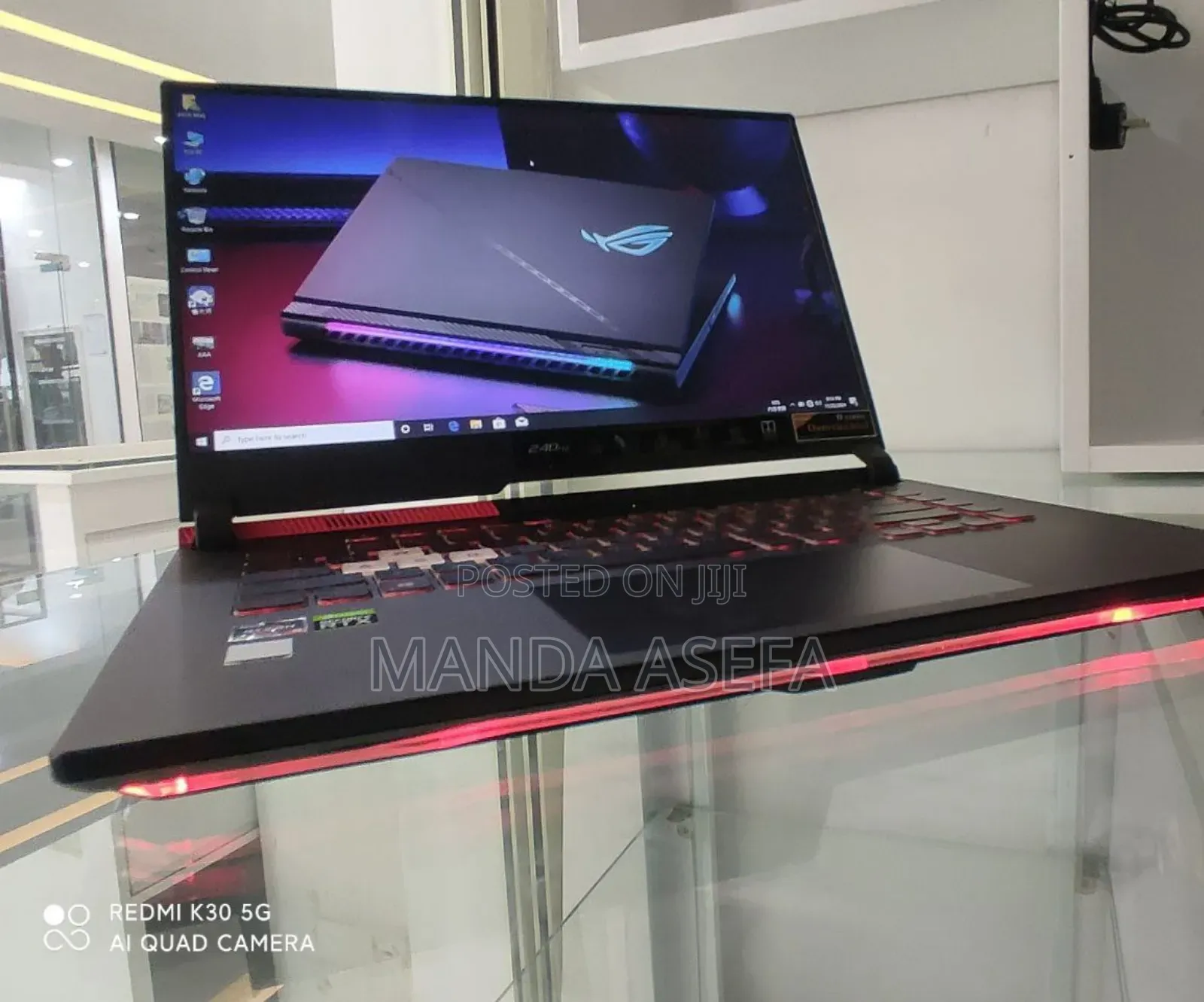 New Laptop Asus ROG Strix G15 G512 16GB AMD Ryzen 9 SSD 512GB