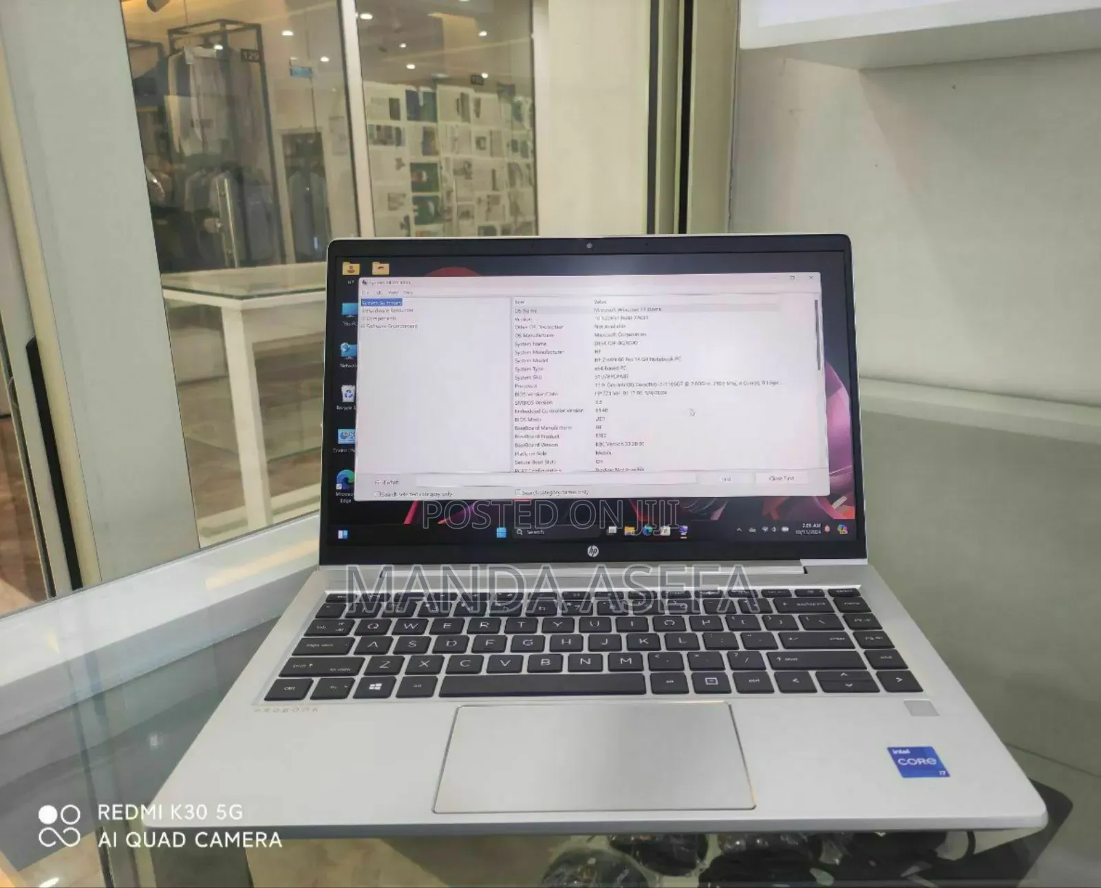 New Laptop HP ProBook 430 G8 16GB Intel Core I7 SSD 512GB