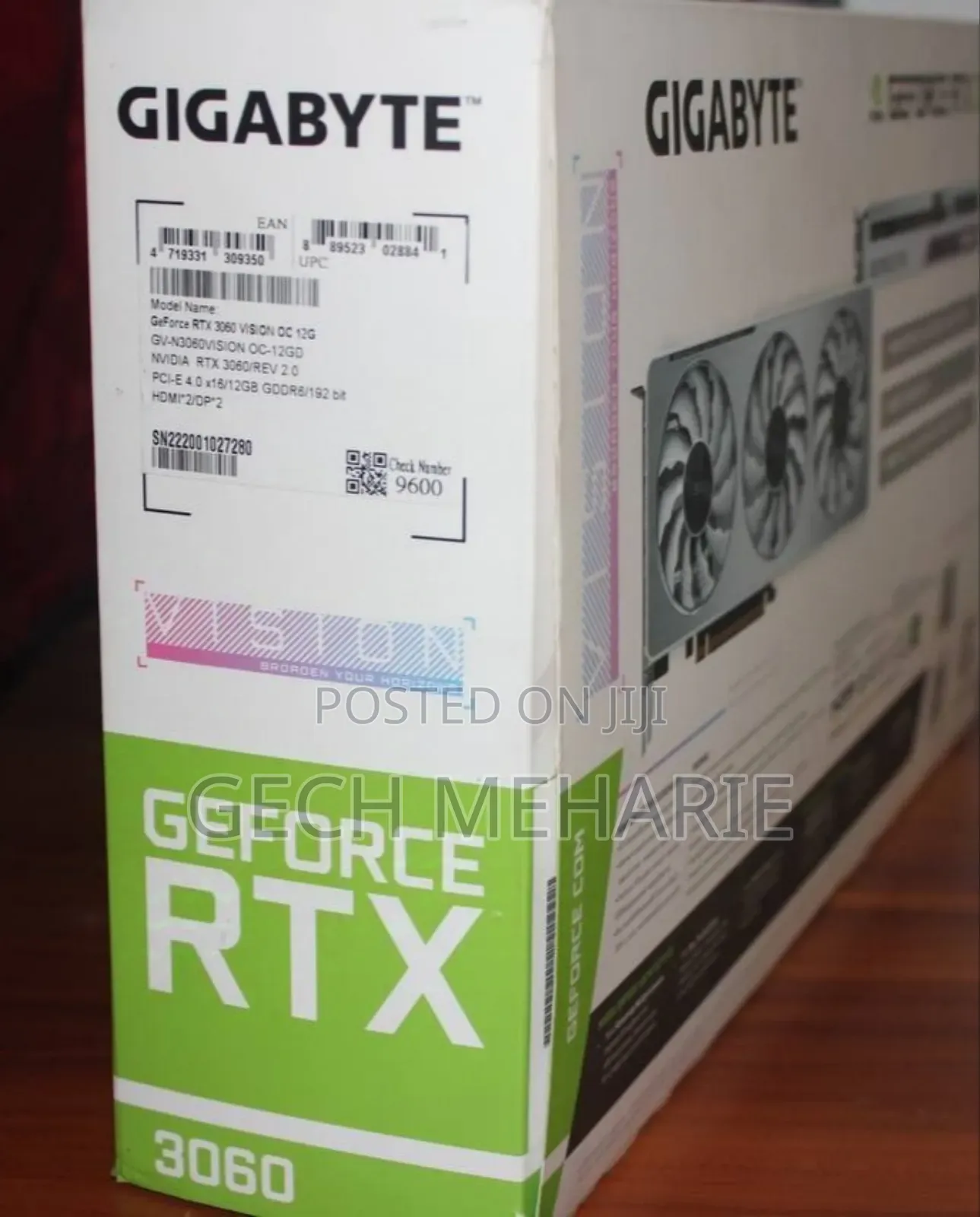 RTX 3060 3x Gigabyte Status New Geforce1