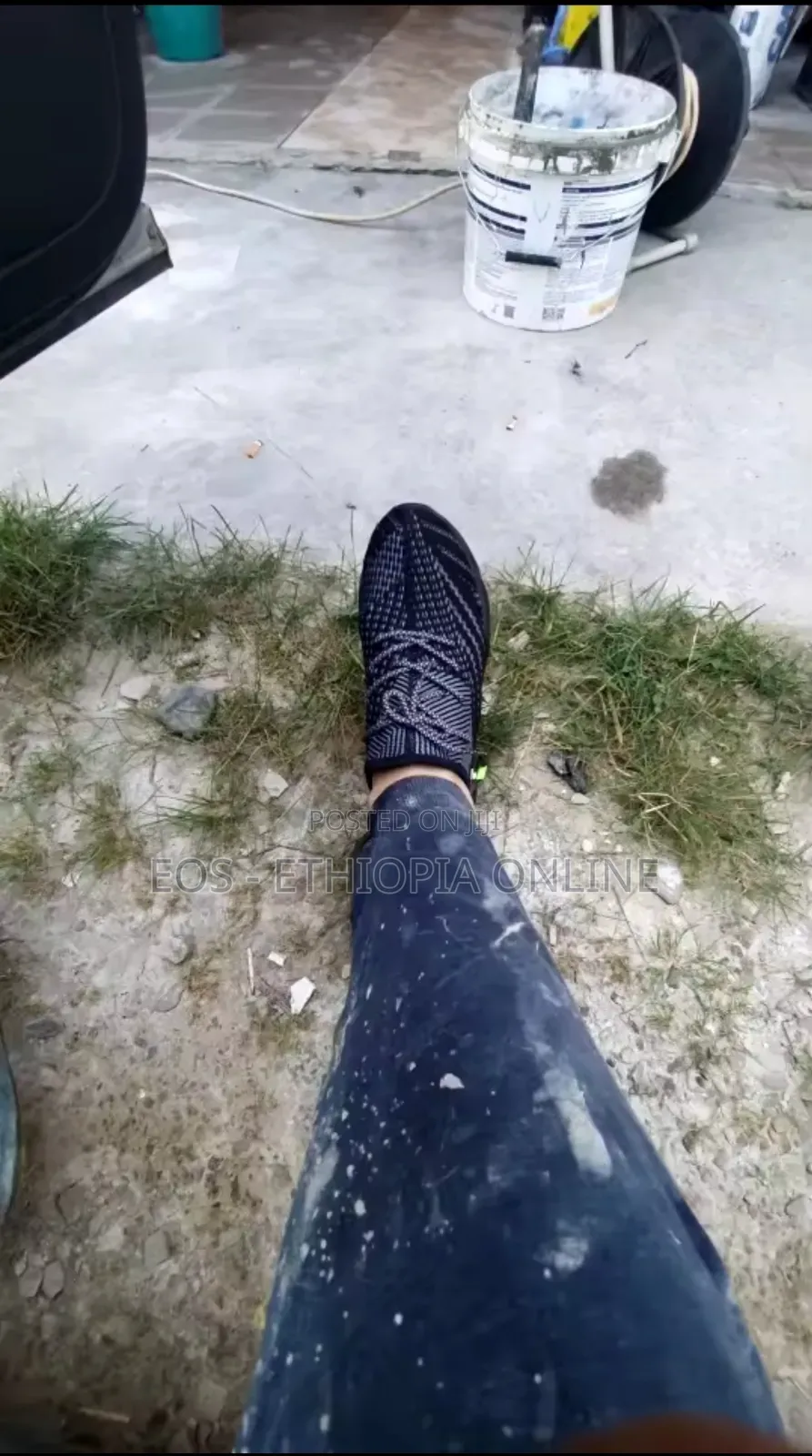 Yrzl Black Jogging Shoes for Men [Preorder]