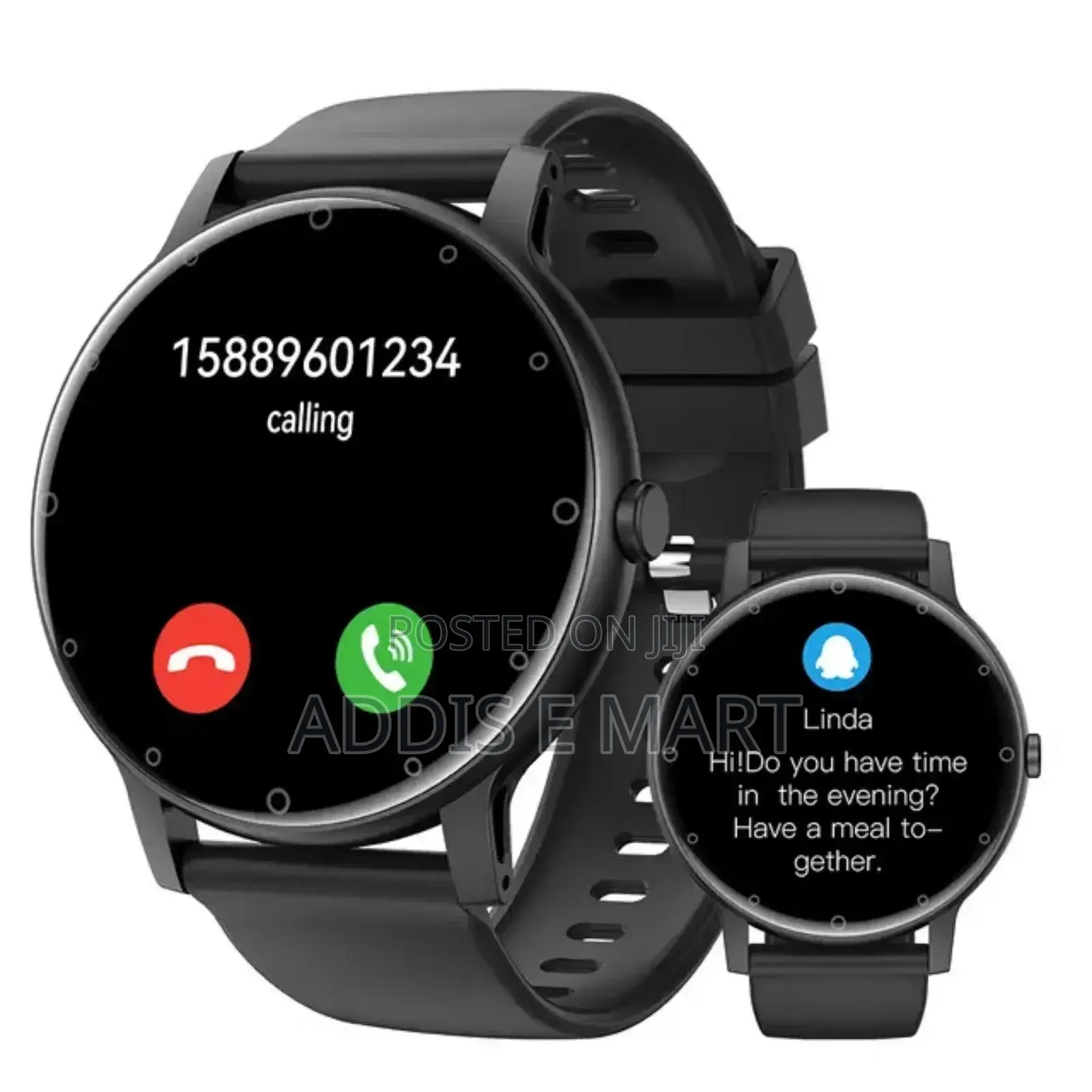 Smart Watch እና ኤርፎን በአንድ ላይ የያዘ Made Germany