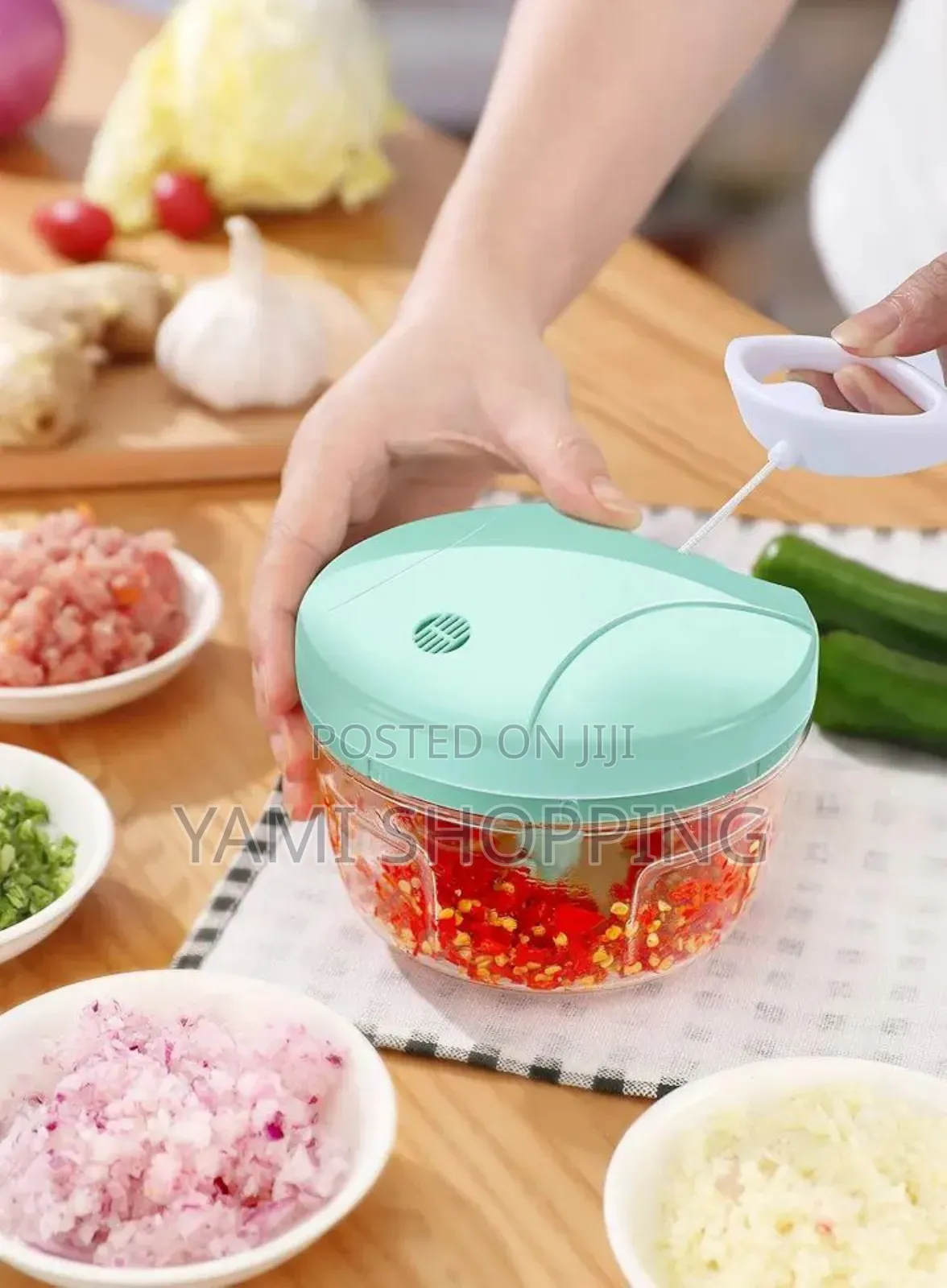 Compact Garlic and Onion Hand Cutter Tool