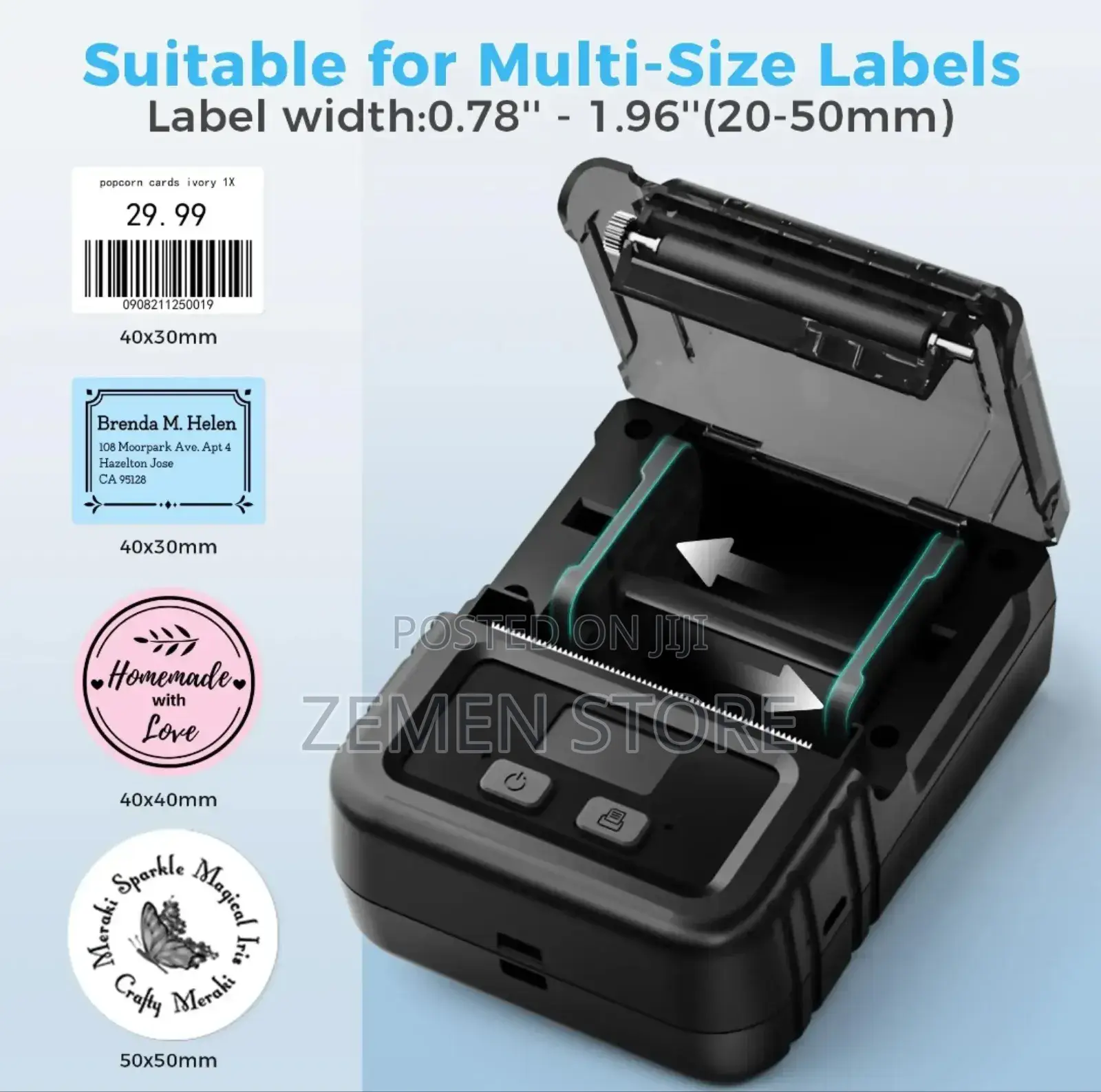 M120 Handheld Label አነስተኛ ፕሪንተር