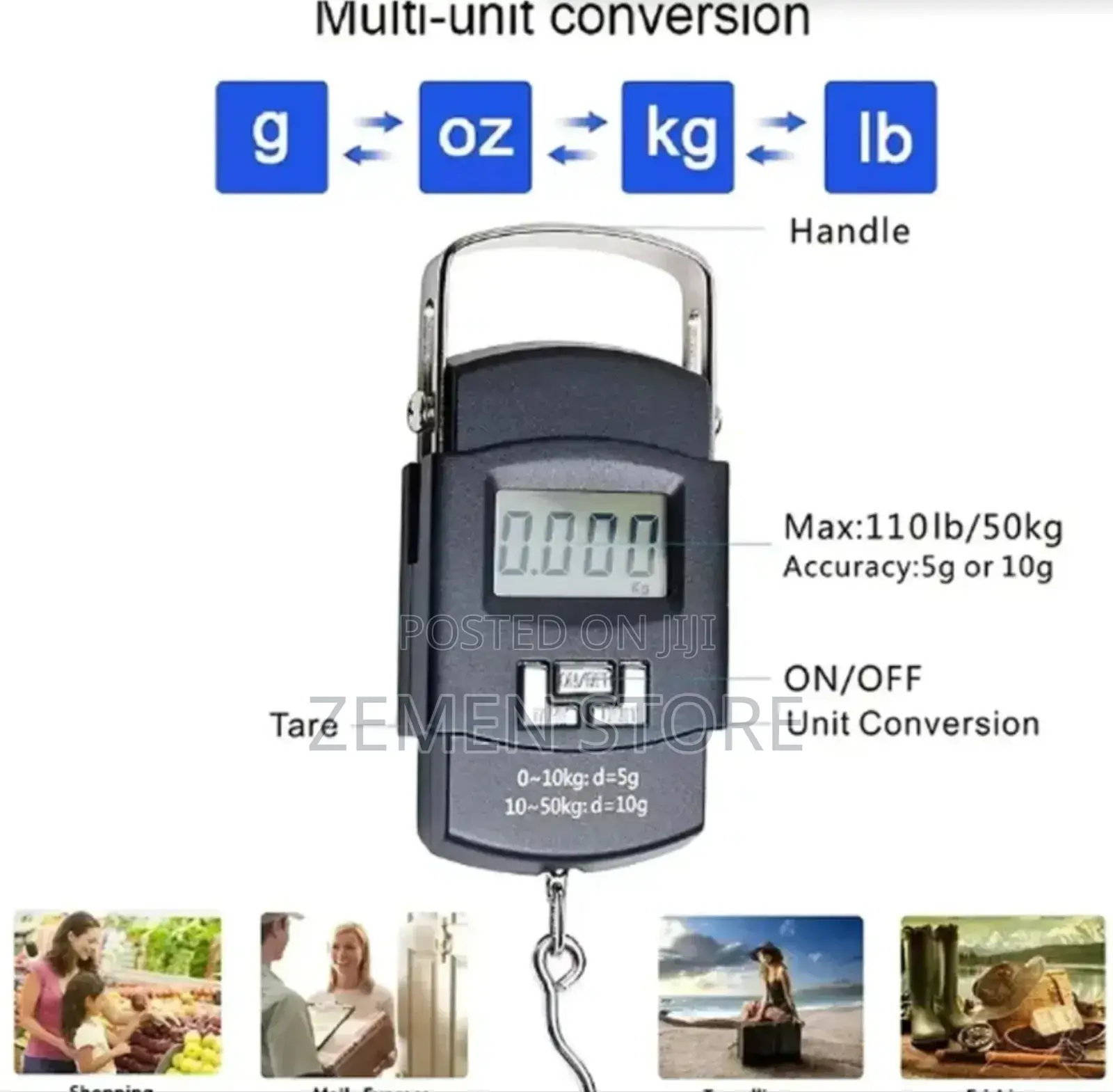 Multifunctional Compact Hand Scale