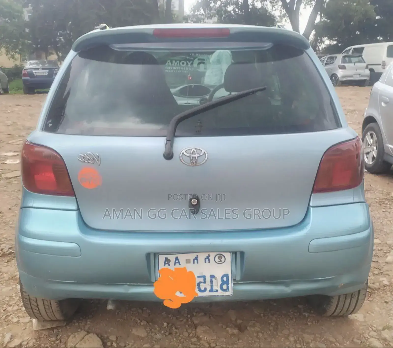 Toyota Vitz 2002 Blue