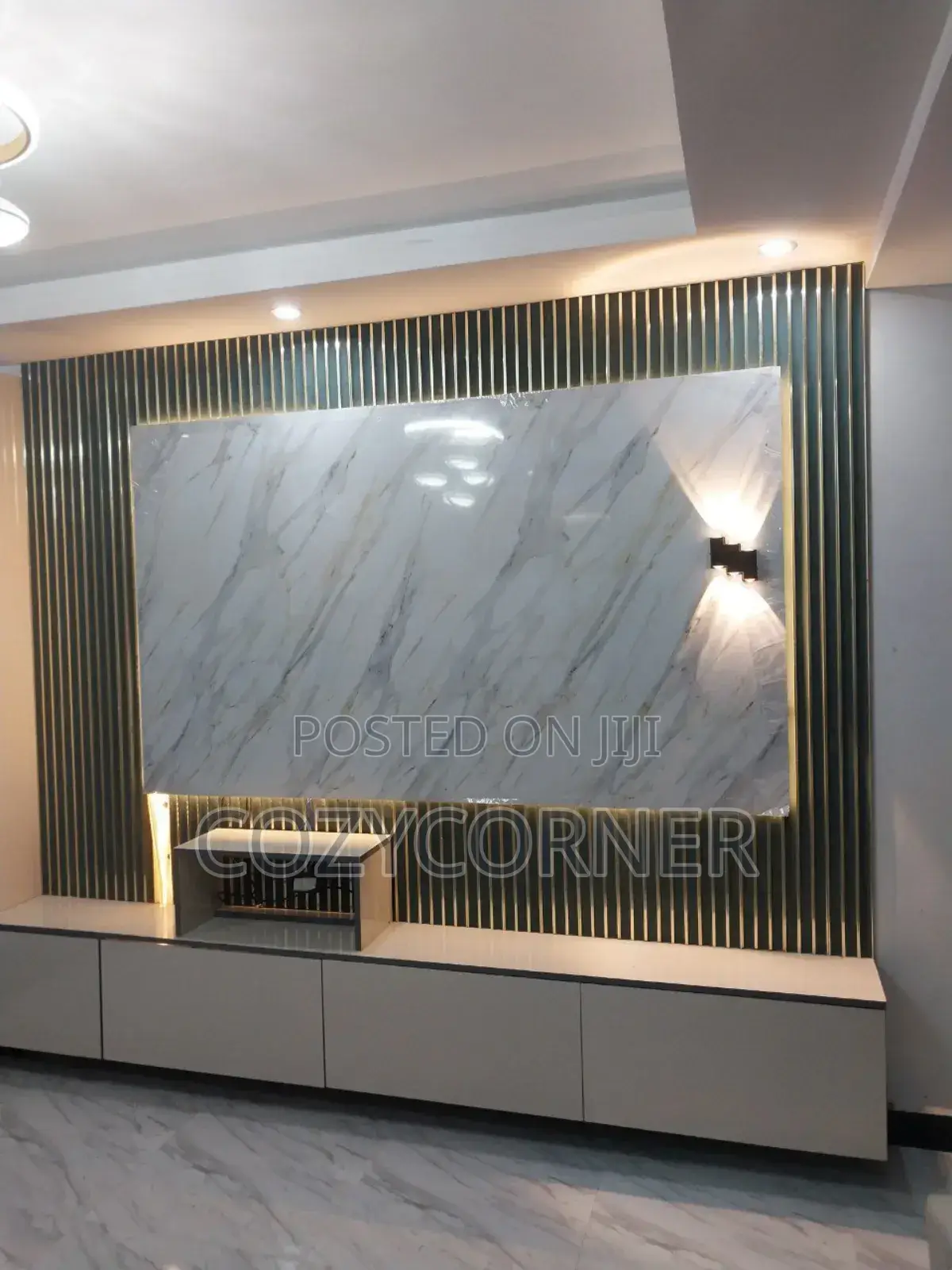 Glowing TV Stand Priced Per Square Meter