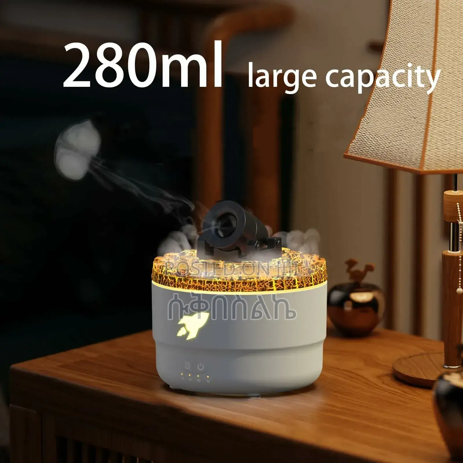Air Humidifier Cannon Humidifier Aroma Diffuser Water